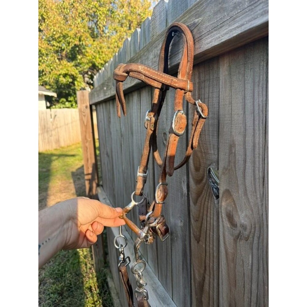 Miniature Horse / Small Pony Leather Bridle with Bit & Reins